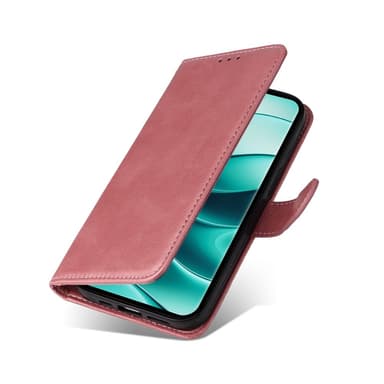 SKALO Xiaomi Redmi Note 14 Pro 5G PU-läder Plånboksfodral - Rosa
