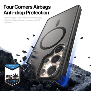 DUX DUCIS Samsung S25 Ultra Yind Series Matt Finish Skal - Svart