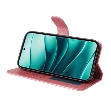 SKALO Xiaomi Redmi Note 14 Pro 5G PU-läder Plånboksfodral - Rosa