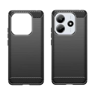 SKALO Xiaomi Redmi Note 14 5G Armor Carbon Skal - Svart