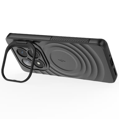 SKALO Xiaomi Redmi Note 14 Pro 5G Ripple Texture Skal - Svart