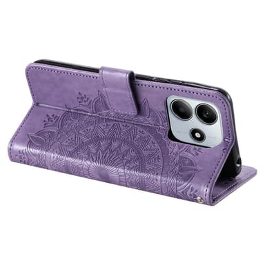 SKALO Xiaomi Redmi Note 14 4G Mandala Plånboksfodral - Lila