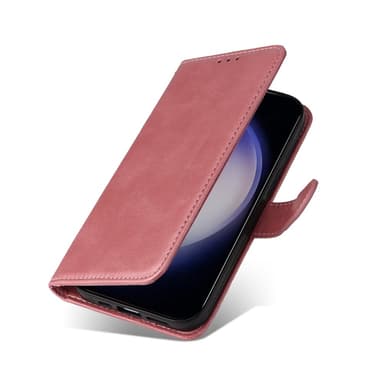 SKALO Samsung S25+ PU-läder Plånboksfodral - Rosa