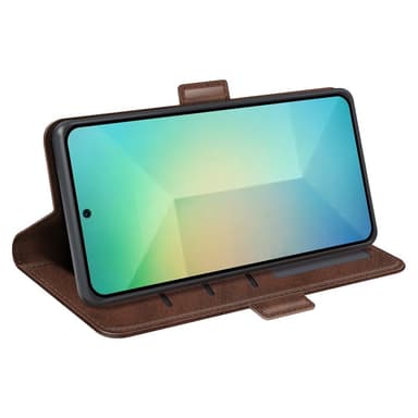 SKALO Samsung S25 Premium ID Plånboksfodral - Brun