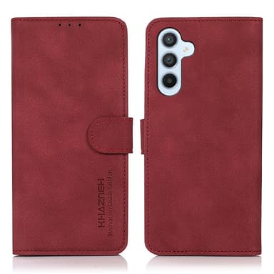 SKALO Samsung S25 KHAZNEH Plånboksfodral - Röd