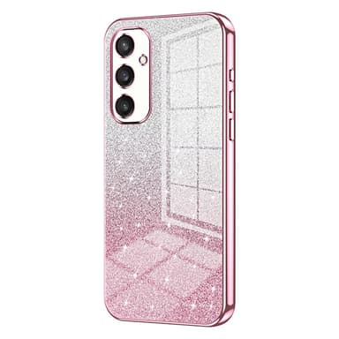 SKALO Samsung S25 Electroplating Glitter Skal - Rosa