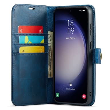 DG MING Samsung S25+ 2-i-1 Magnet Plånboksfodral - Blå