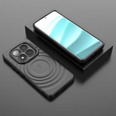 SKALO Xiaomi Redmi Note 14 Pro 5G Ripple Texture Skal - Svart