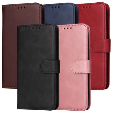 SKALO Xiaomi Redmi Note 14 Pro 5G PU-läder Plånboksfodral - Rosa