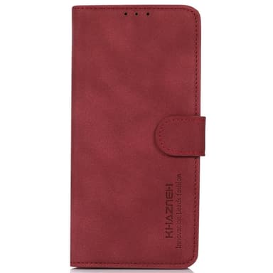 SKALO Samsung S25 KHAZNEH Plånboksfodral - Röd