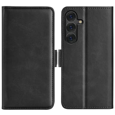 SKALO Samsung S25+ Premium ID Plånboksfodral - Svart