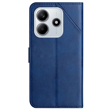 SKALO Xiaomi Redmi Note 14 5G PU-Läder Plånboksfodral - Blå