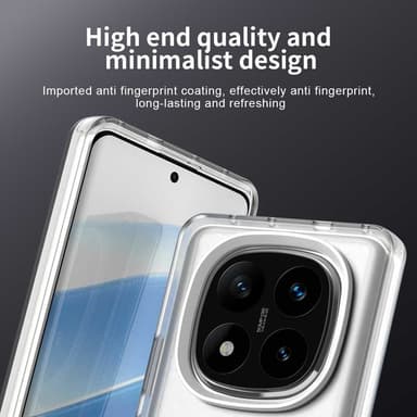 SKALO Xiaomi Redmi Note 14 Pro 5G Candy Series Hybrid Skal - Vit