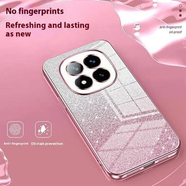 SKALO Xiaomi Redmi Note 14 Pro+ 5G Electroplating Glitter Skal - Guld