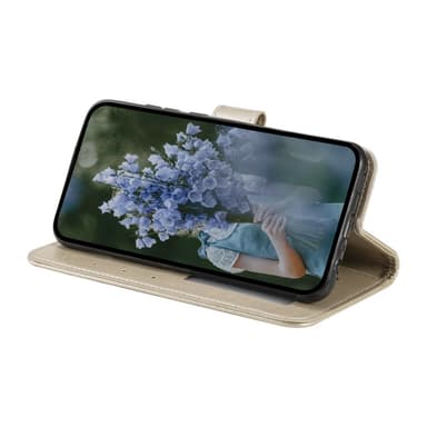 SKALO Xiaomi Redmi Note 14 Pro 5G Mandala Plånboksfodral - Guld
