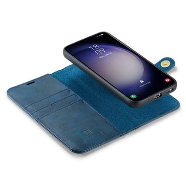 DG MING Samsung S25+ 2-i-1 Magnet Plånboksfodral - Blå