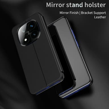 SKALO Xiaomi Redmi Note 14 Pro+ 5G Clear View Plånboksfodral - Lila