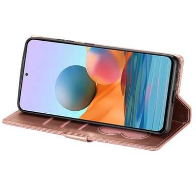 SKALO Samsung S25+ Glitter Dragkedja Plånboksfodral - Roséguld