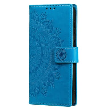 SKALO Samsung S25 Mandala Plånboksfodral - Blå