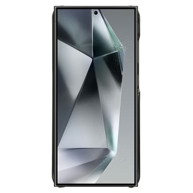 SKALO Samsung S25 Ultra PU-Läder Korthållare Skal - Svart