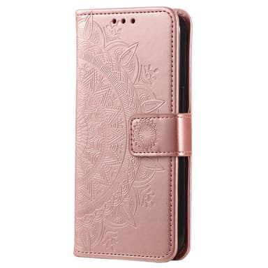 SKALO OnePlus 13R Mandala Plånboksfodral - Roséguld