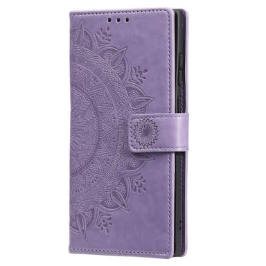 SKALO Samsung S25+ Mandala Plånboksfodral - Lila
