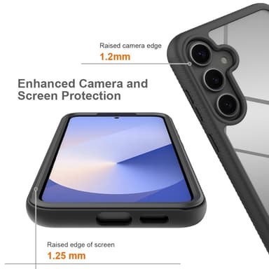 För Samsung Galaxy S25 / S24 skal i PC+TPU med stötdämpande mobilskal