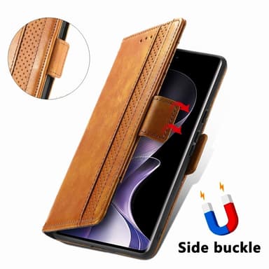 SKALO Xiaomi Redmi Note 14 Pro 5G CASENEO 002 Premium Plånboksfodral - Svart