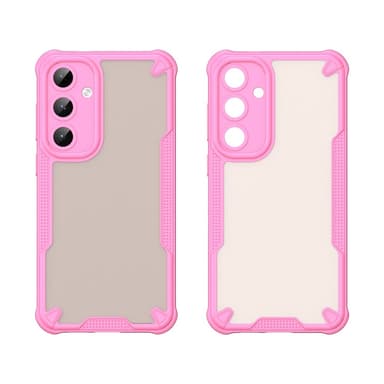 SKALO Samsung S25+ Armor Hybrid Frosted Skal - Rosa