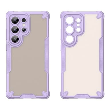 SKALO Samsung S25 Ultra Armor Hybrid Frosted Skal - Lila