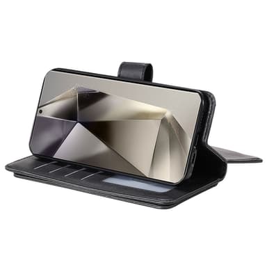 SKALO Samsung S25 Ultra KT 10-FACK Plånboksfodral - Svart