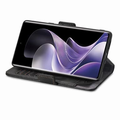 SKALO Xiaomi Redmi Note 14 Pro 5G CASENEO 002 Premium Plånboksfodral - Svart