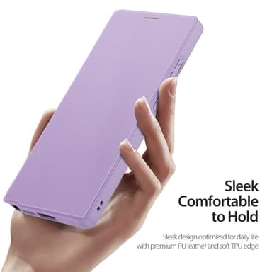 DUX DUCIS Samsung S25 Ultra Skin X Pro Plånbok - Lila