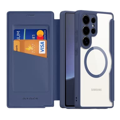 DUX DUCIS Samsung S25 Ultra Skin X Pro Plånbok - Blå