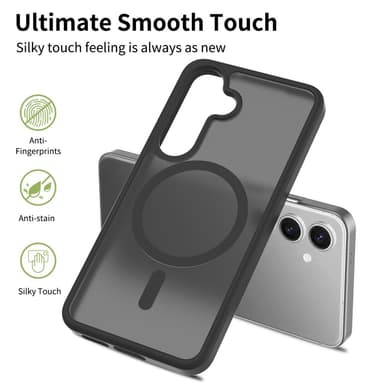 SKALO Samsung S25 Skin-touch Hybrid Skal - Lila