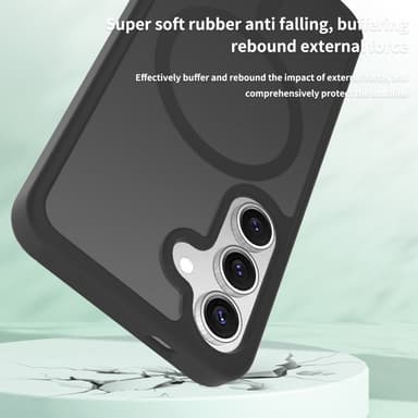 SKALO Samsung S25 Skin-touch Hybrid Skal - Lila