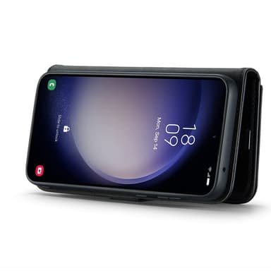 DG MING Samsung S25+ 2-i-1 Magnet Plånboksfodral - Svart