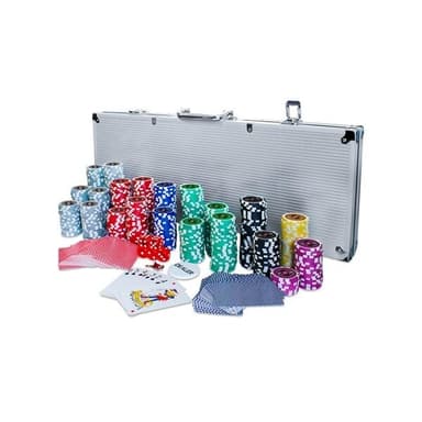 Pokerset med 500 marker och väska