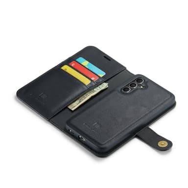 DG MING Samsung S25+ 2-i-1 Magnet Plånboksfodral - Svart
