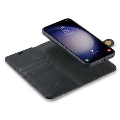 DG MING Samsung S25+ 2-i-1 Magnet Plånboksfodral - Svart
