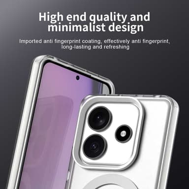 SKALO Xiaomi Redmi Note 14 5G Candy Series Hybrid Skal - Vit