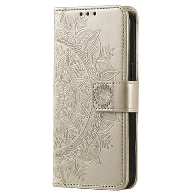 SKALO Xiaomi Redmi Note 14 4G Mandala Plånboksfodral - Guld