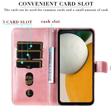 SKALO Samsung S25 Klassisk Dragkedja Plånboksfodral - Rosa