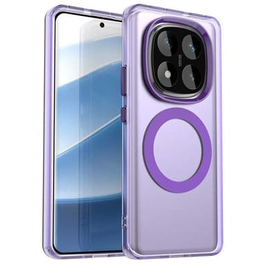SKALO Xiaomi Redmi Note 14 Pro 5G Candy Series Hybrid Skal - Lila