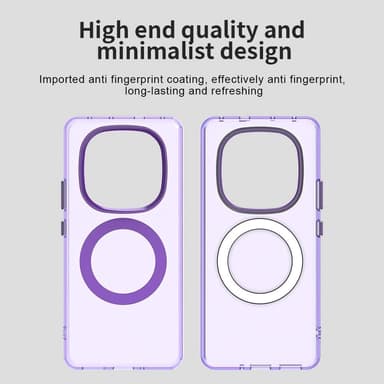 SKALO Xiaomi Redmi Note 14 Pro 5G Candy Series Hybrid Skal - Lila