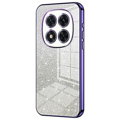 SKALO Xiaomi Redmi Note 14 Pro 5G Electroplating Glitter Skal - Lila