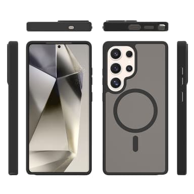 SKALO Samsung S25 Ultra Skin-touch Hybrid Skal - Rosa