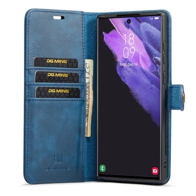 DG MING Samsung S25 Ultra 2-i-1 Magnet Plånboksfodral - Blå