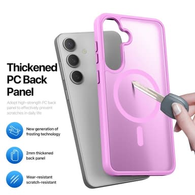 DUX DUCIS Samsung S25 Yind Series Matt Finish Skal - Rosa