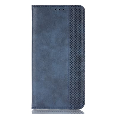 SKALO OnePlus 13R Embossed Premium Plånboksfodral - Blå